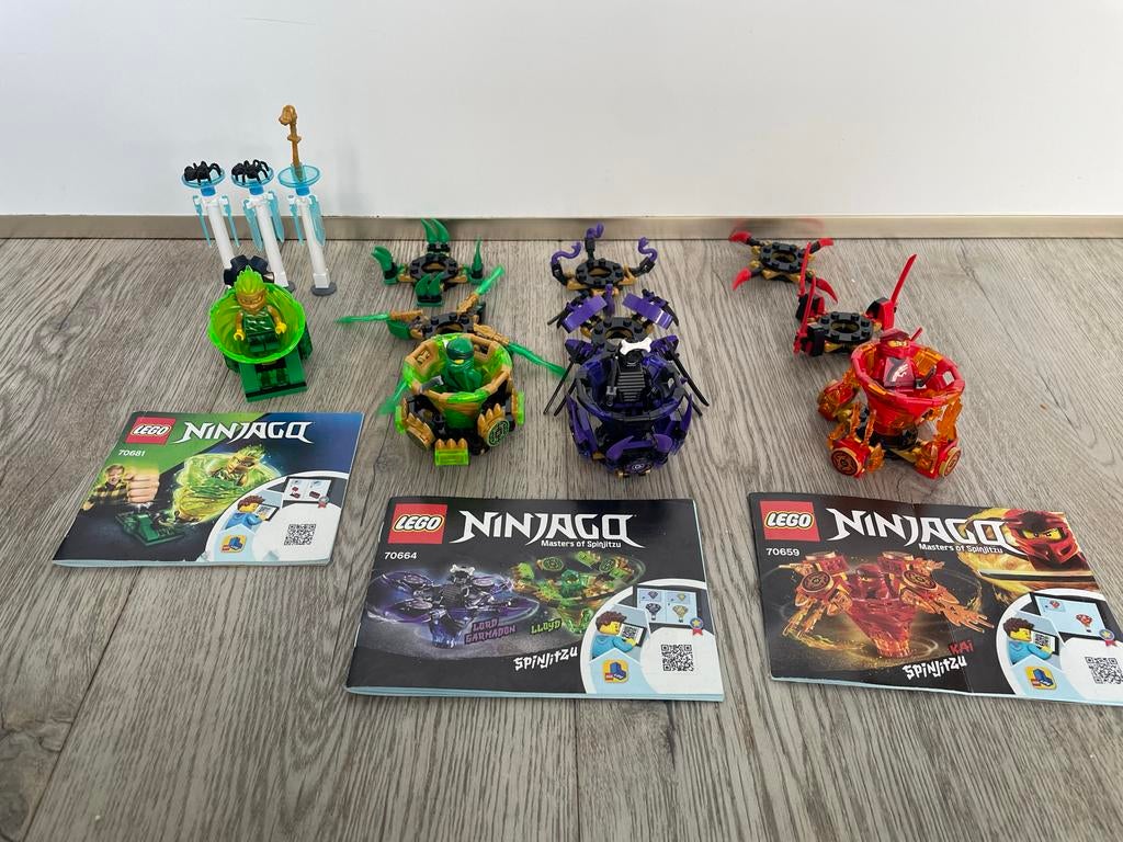 Lego Ninjago Spinjitzu 70664, 70659, 70681, Ophalen, Gebruikt, Lego, Inclusief instructies