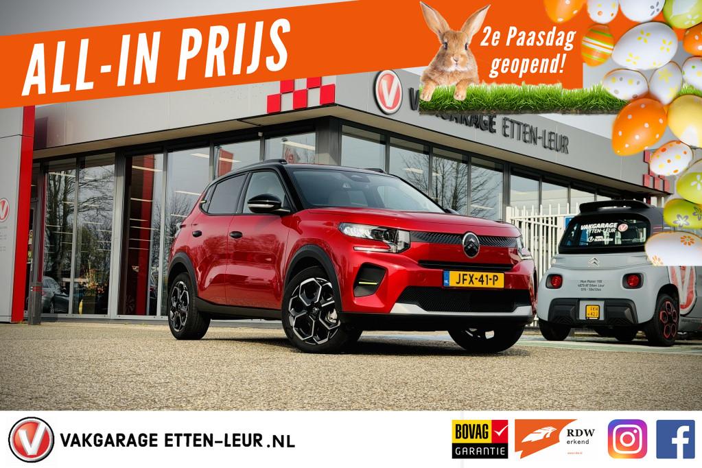 Citroën C3 1.2 Turbo 100pk Max | CAMERA | CLIMA | CRUISE, 12 maanden, Euro 6, 1199 cc, Bedrijf