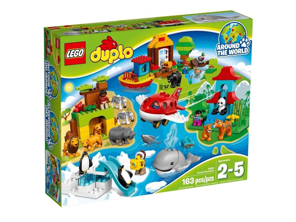 Lego Duplo 10805 Rond de Wereld, Kinderen en Baby's, Speelgoed | Duplo en Lego, Zo goed als nieuw, Duplo, Complete set, Ophalen of Verzenden