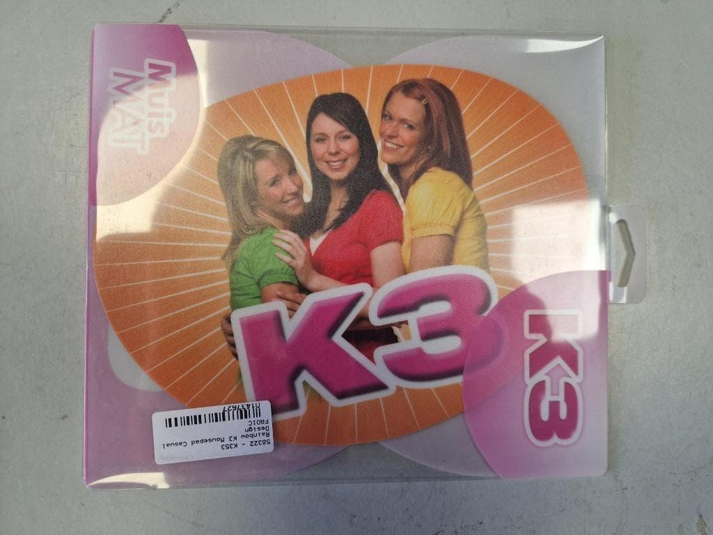 Collectors Item K3 Eerste Bezetting Muismat Casual, Ophalen of Verzenden, Nieuw, K3 Studio