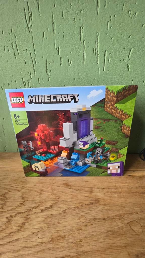 LEGO Minecraft 21172 The Ruined Portal - Nieuw in doos, Ophalen of Verzenden, Nieuw, Complete set, Lego