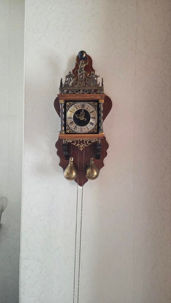 Werkende Zaanse Klok - Klassieke Wandklok, Ophalen of Verzenden
