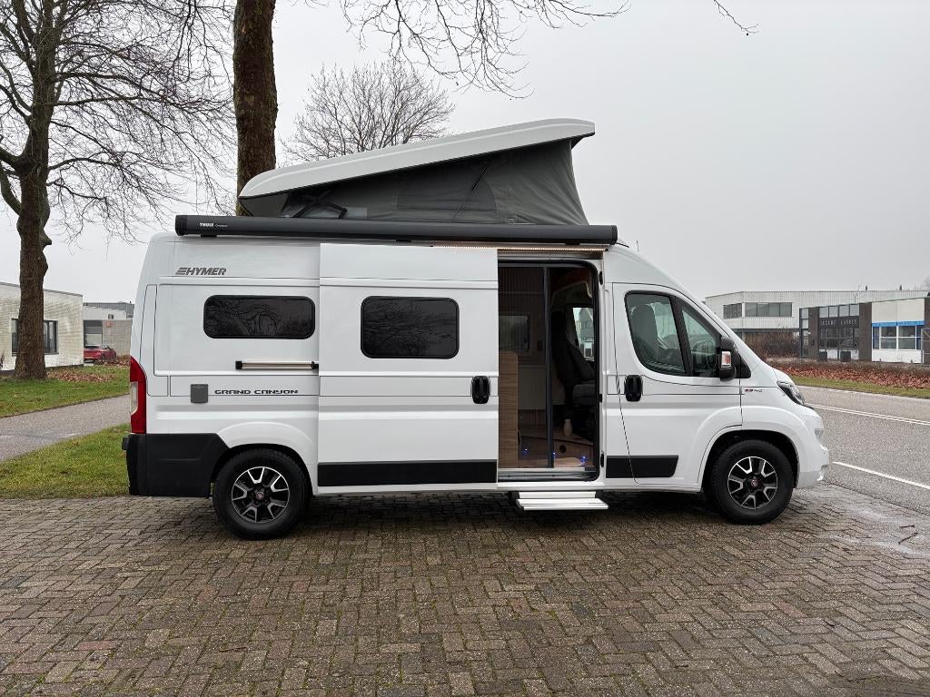 Hymer Grand Canyon Hefdak 2021 trekhaak l= 5,99 m. € 69.500, Buscamper of Camperbus, Ringverwarming, Fiat, 7 tot 12 maanden geleden