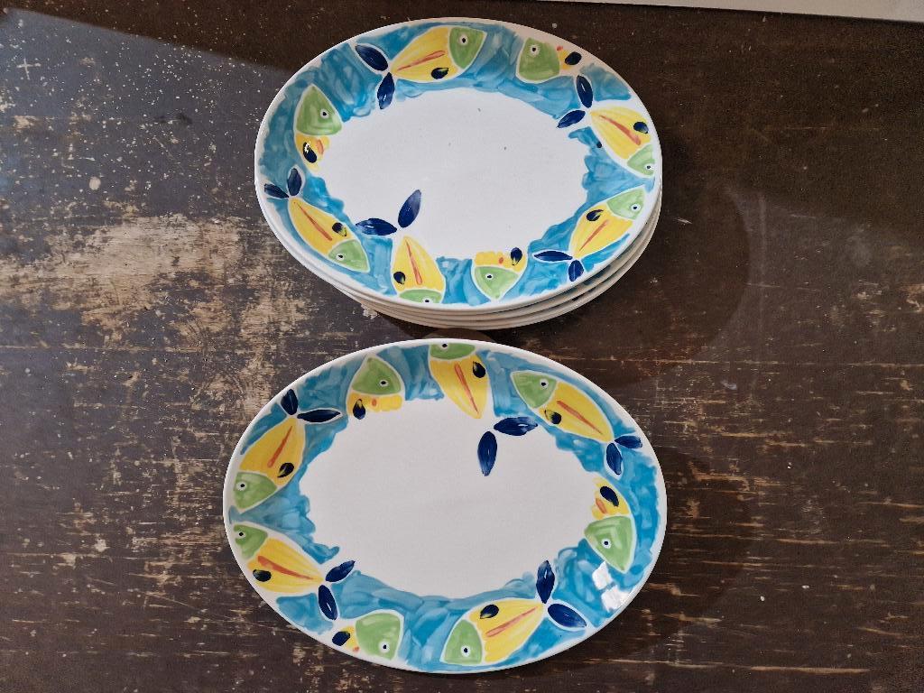 12 stuks prachtige ovalen borden Steelite 34x26.5cm €4 p.st, Ophalen of Verzenden, Zo goed als nieuw, Bord(en), Overige stijlen