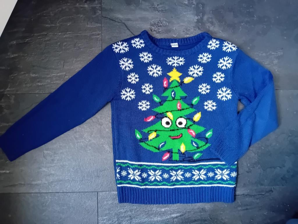 kerst trui, feest gelegenheids trui, 122/128, Kinderen en Baby's, Kinderkleding | Maat 122, Ophalen of Verzenden, Zo goed als nieuw