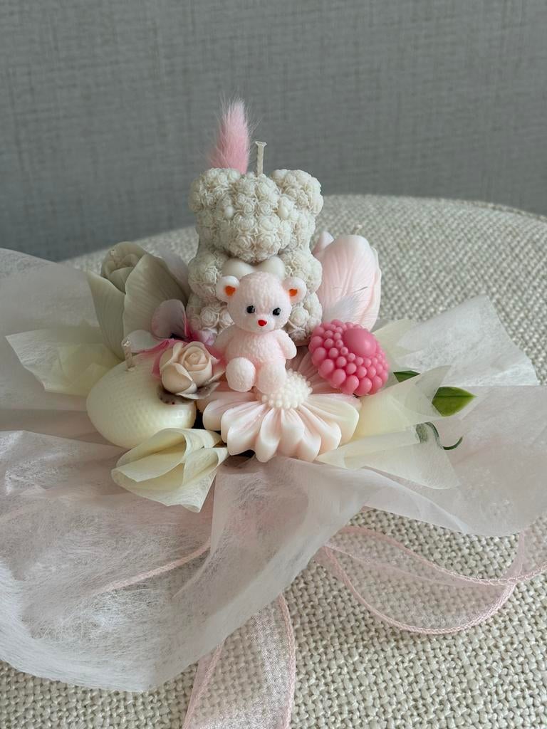 soja pillar was kaarsen boeketje /diversen, Ophalen, Overige materialen, Nieuw, Kaars