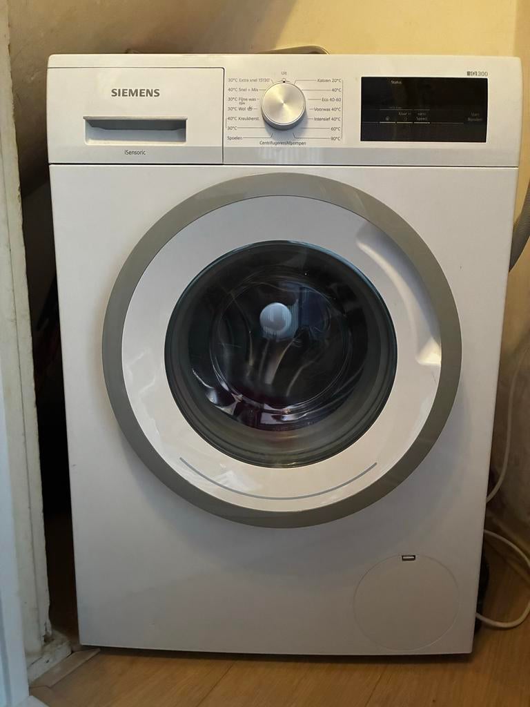 Siemens iQ300 Wasmachine - Wegens samenwonen, Ophalen, Gebruikt, Voorlader, Kort programma