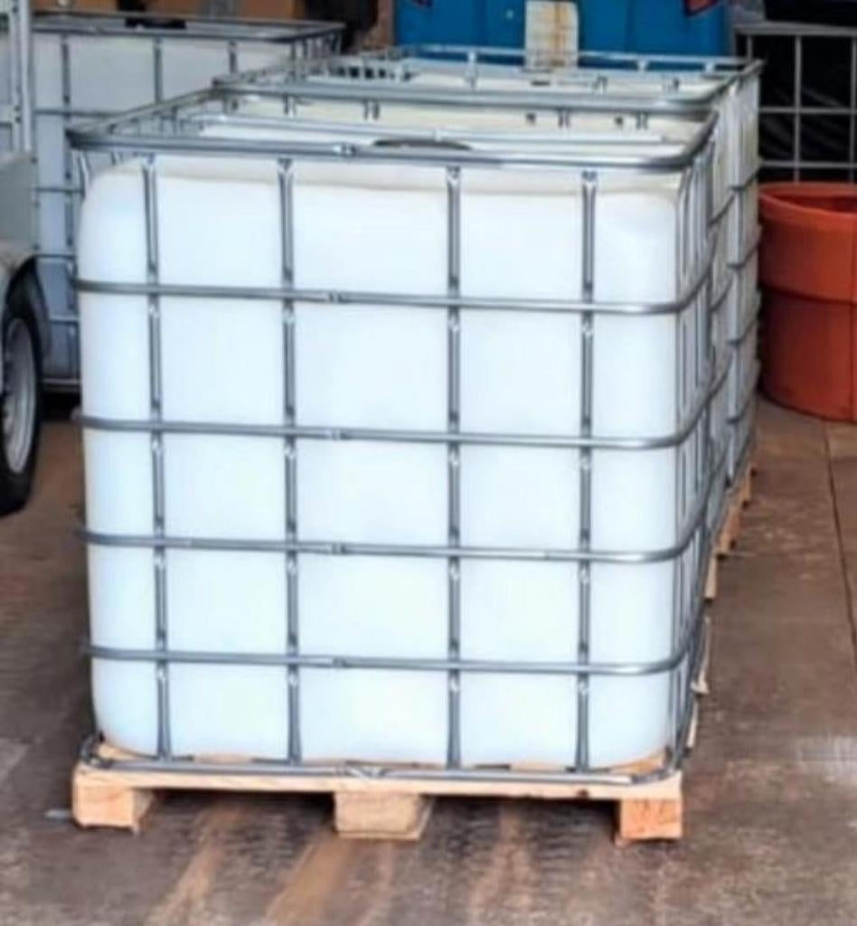 Ibc vat 1000 liter met kraantje, Tuin en Terras, Regentonnen, Ophalen, Kunststof, Met kraantje, 150 liter of meer