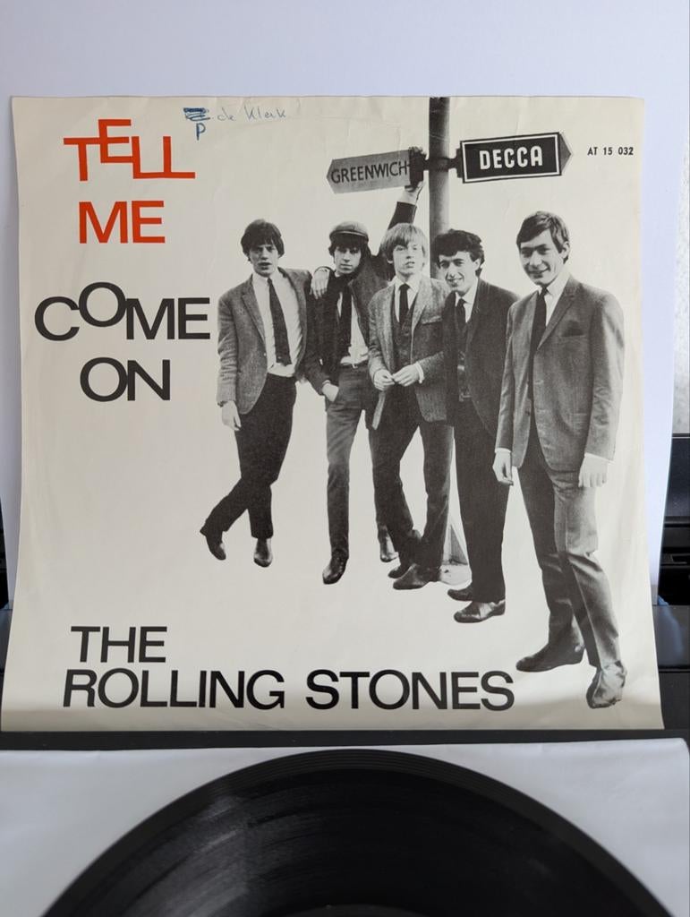 The Rolling Stones - Tell Me ( export vinyl single), Gebruikt, 7 inch, Single, Ophalen of Verzenden