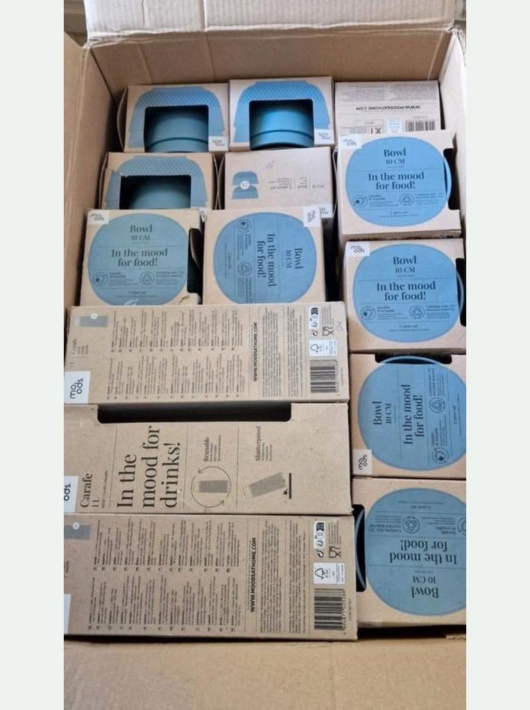 partij Ah moods buitenservies buiten servies kommen karaffen, Overige materialen, Nieuw, Ophalen of Verzenden, Kom(men)