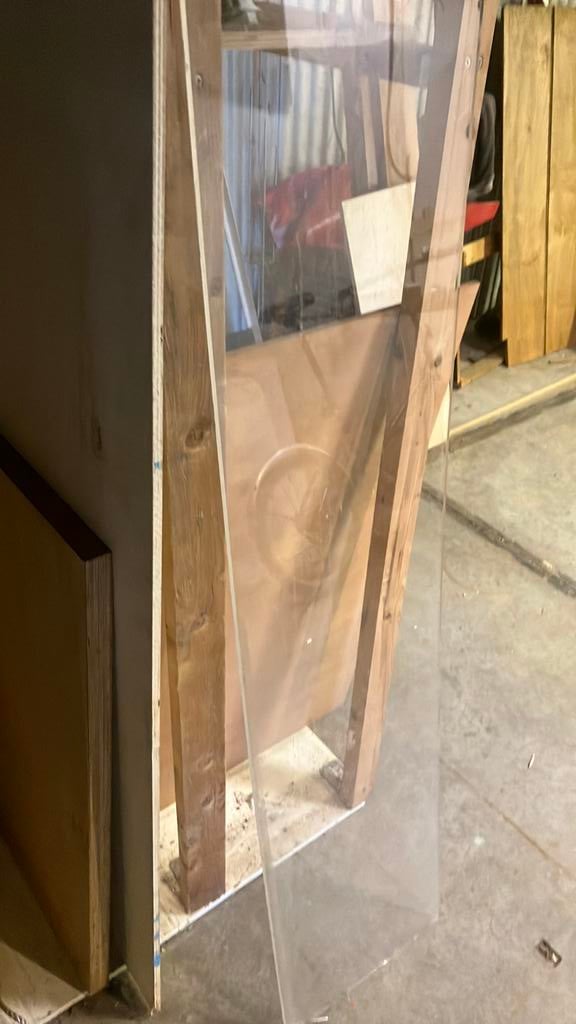 Plexiglas 10 mm 40 cm x 185 cm, Ophalen, Minder dan 80 cm, C, C