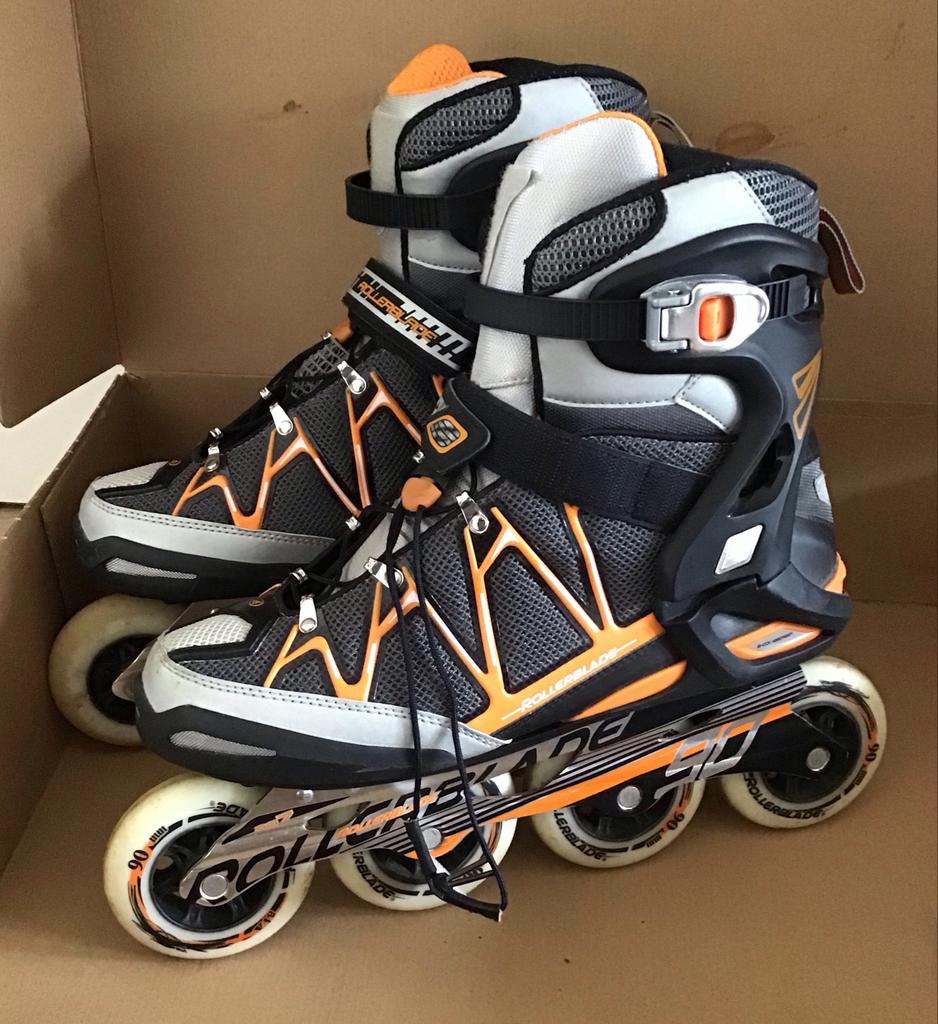 Rollerblade Crossfire 90 skates maat 45, Overige merken, Gebruikt, Heren, Ophalen of Verzenden