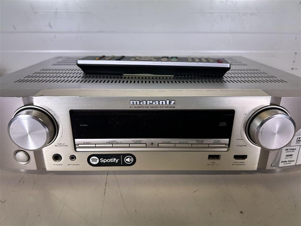 A7307 Marantz versterker, NR1508 met AB, Ophalen of Verzenden, Gebruikt, Minder dan 60 watt, Marantz