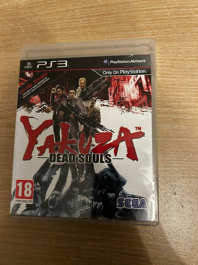 PS3 Yakuza Dead Souls Limited Edition, Gebruikt, Vanaf 18 jaar, Shooter, 1 speler