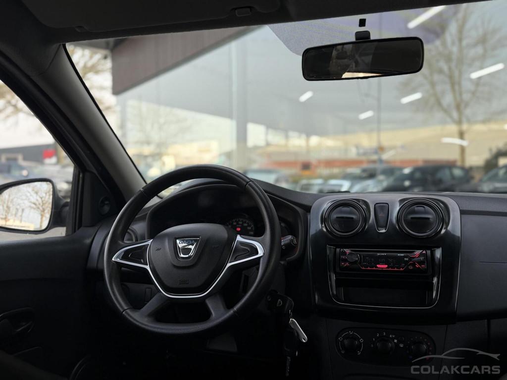 Dacia Sandero 1.0 SCe Laureate Airco- NAP-Garantie!, Stof, Euro 6, Start-stop-systeem, Wit