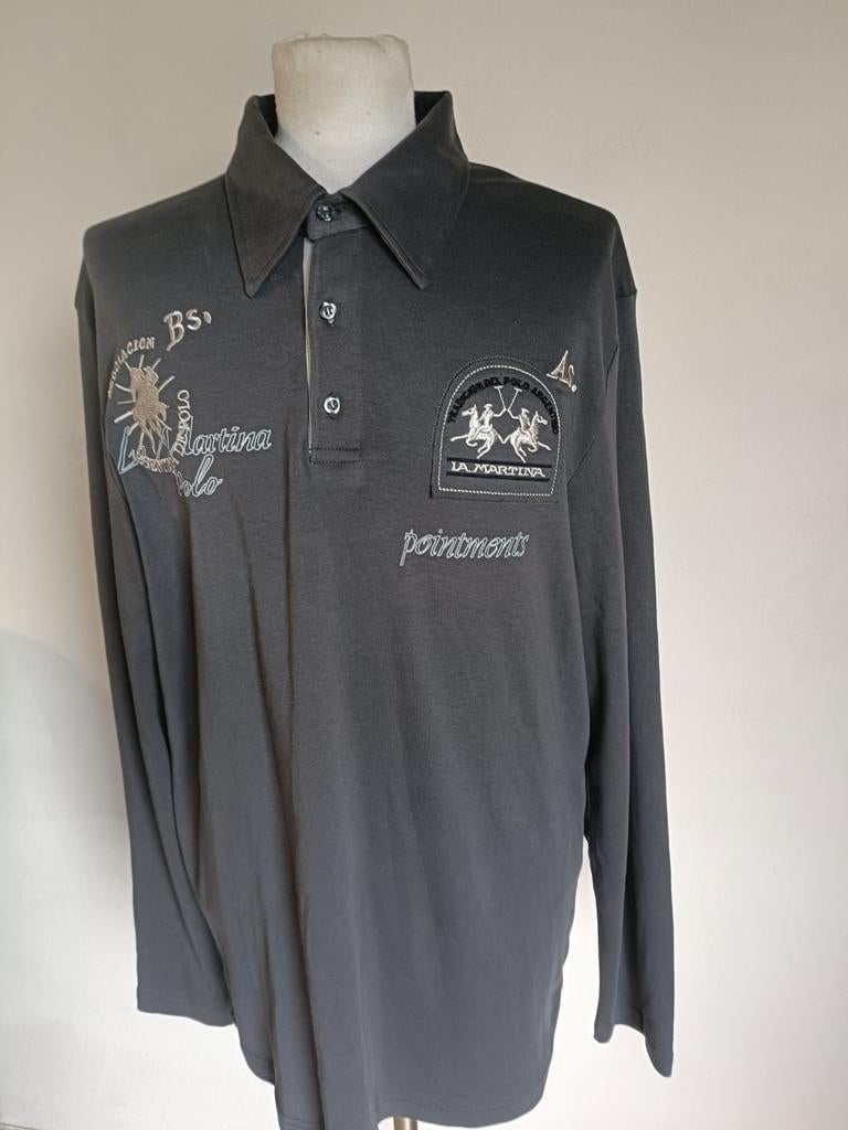 La Martina Polo shirt  XXXL, Shirt, Nieuw, Ophalen of Verzenden, Grijs