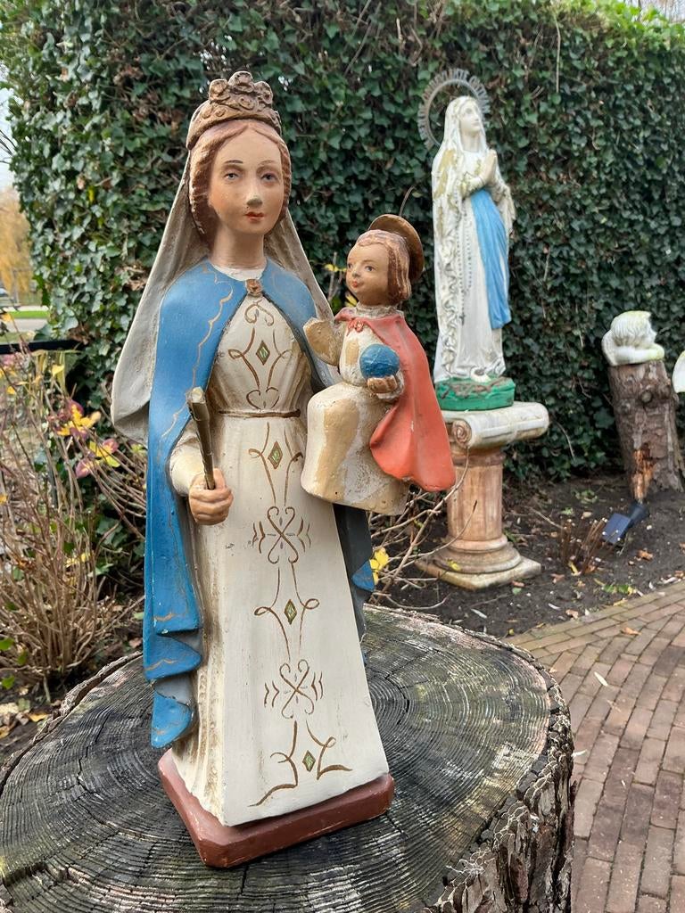 Zeldzaam Mariabeeld met kindje ❤️ Lieve uitstraling, Ophalen of Verzenden
