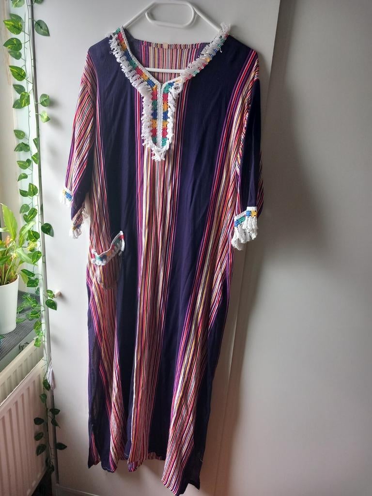 Mooie huisjurk maat xl, Kleding | Dames, Ophalen, Zo goed als nieuw, Maat 46/48 (XL) of groter, Overige typen