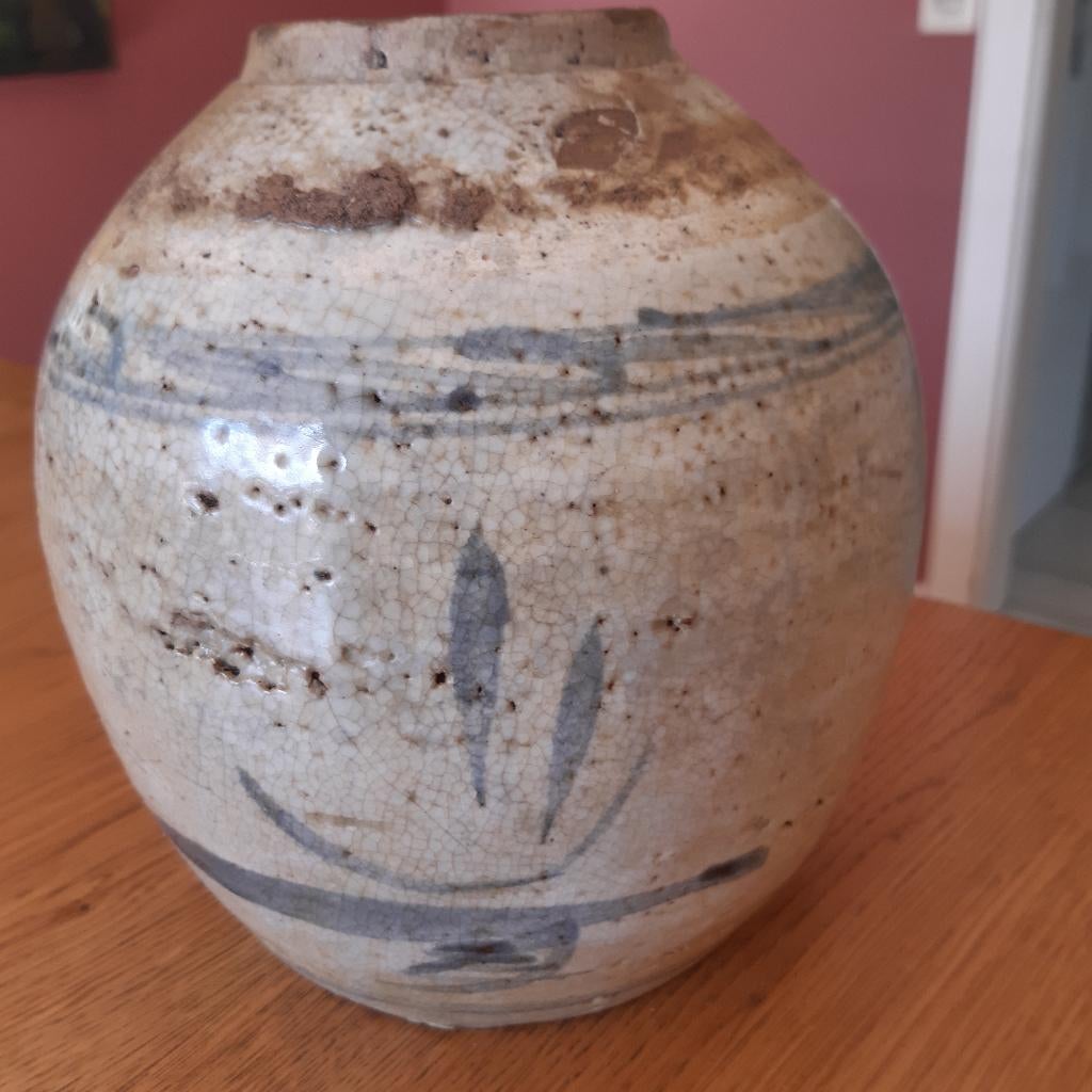 Antieke chinese gemberpot (Bojan) rond 19/20e eeuw, Antiek en Kunst, Antiek | Keramiek en Aardewerk, Ophalen of Verzenden