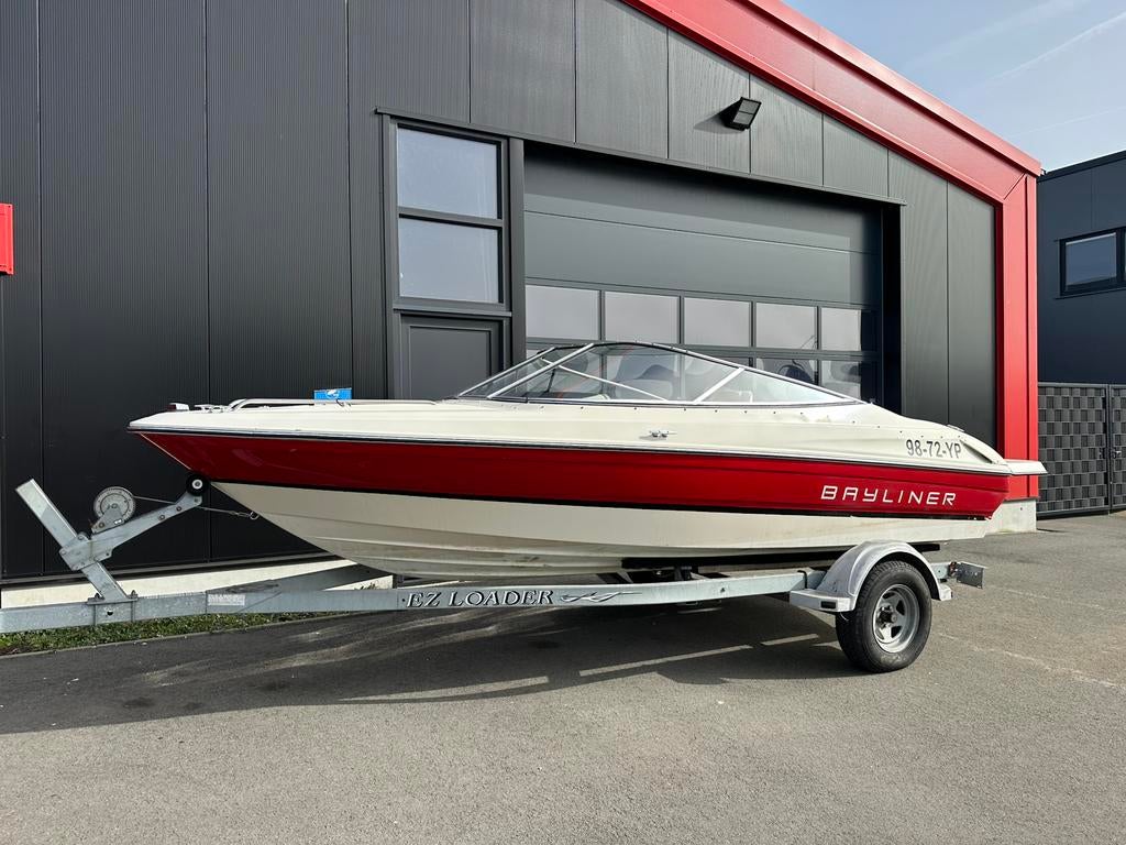 Bayliner 1851SS met 4.3L Mercruiser V6 op trailer., Watersport en Boten, Speedboten, Ophalen, Gebruikt, Binnenboordmotor, 120 tot 200 pk