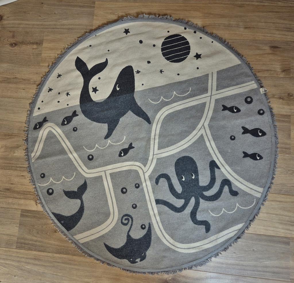 Nattioit - Little deep Blue sea speelkleed 120cm ZGAN, Kinderen en Baby's, Kinderkamer | Inrichting en Decoratie, Ophalen of Verzenden