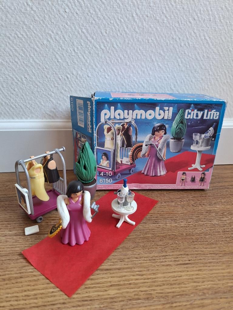 Playmobil ster op rode loper 6150, Ophalen of Verzenden, Gebruikt