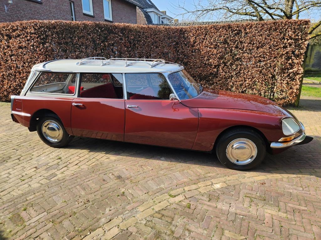 Ds break, Auto's, Oldtimers, Voorwielaandrijving, Stof, Handgeschakeld, Rood