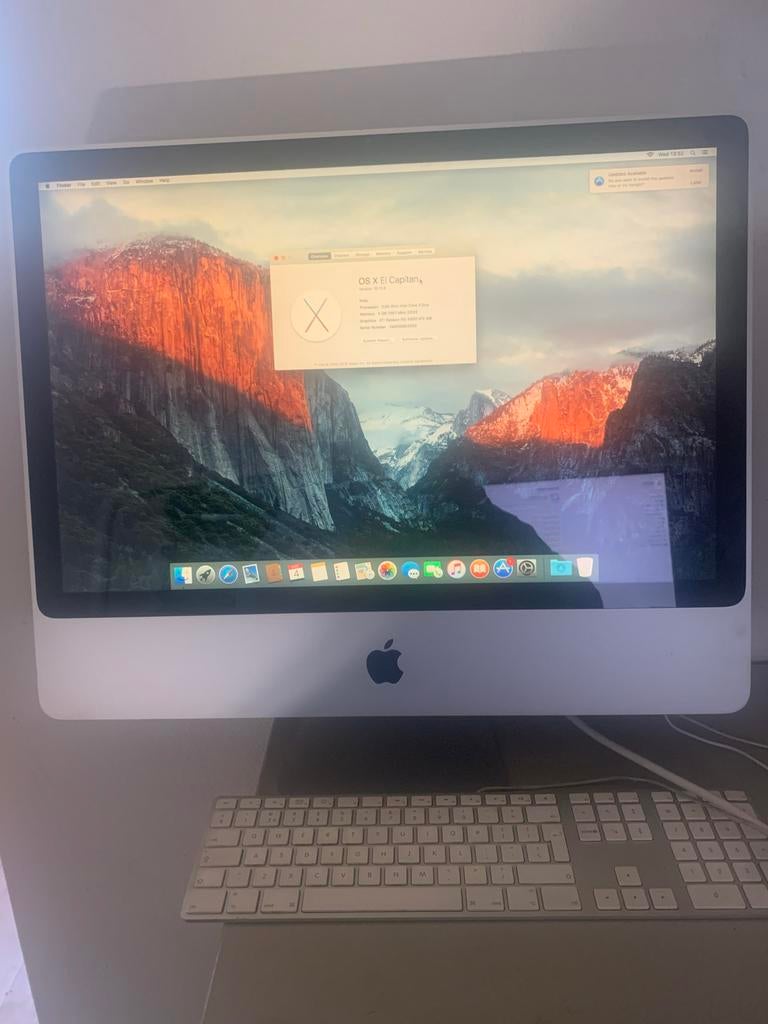 iMac 24 inch 2009 - Vlot werkend en in goede staat, Gebruikt, 2 tot 3 Ghz, SSD, IMac