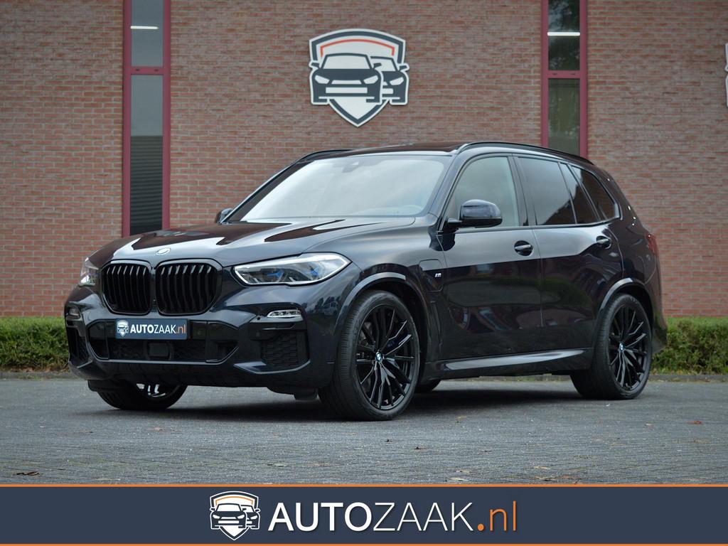 BMW X5 xDrive45e High Executive M Sport CoPilot, Adaptive Cruise Control, Gebruikt, 394 pk, Zwart