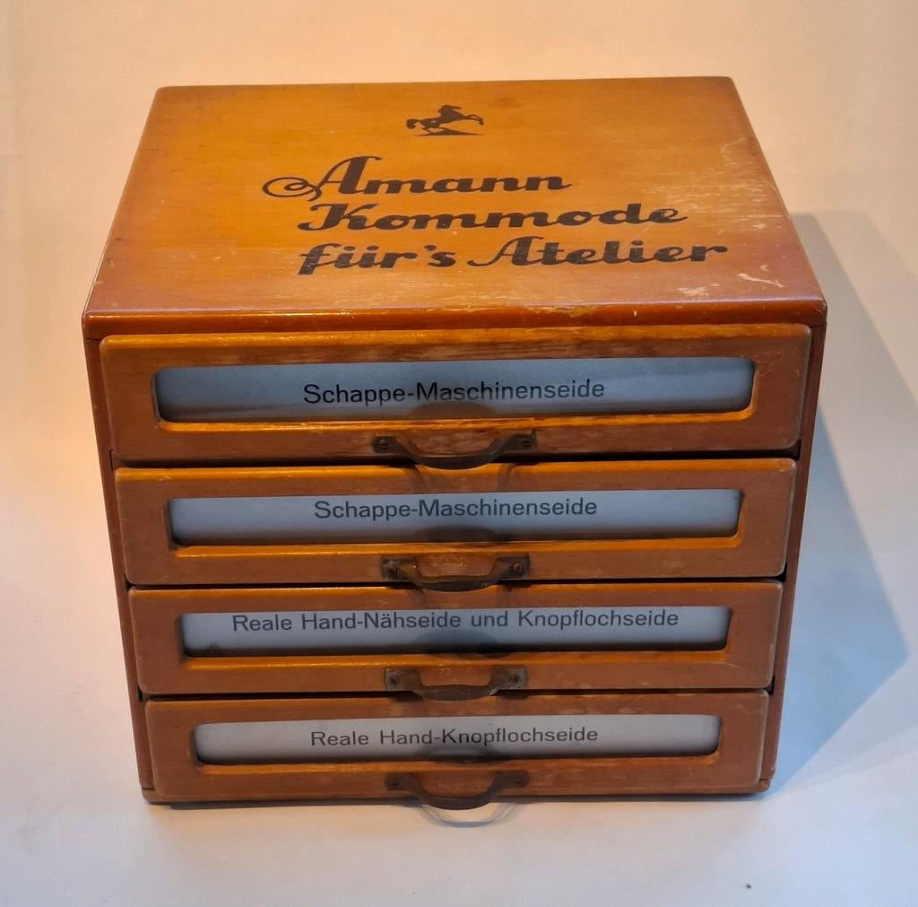 Vintage Fourniturenkastje Amann & Sonne, Ophalen of Verzenden, Gebruikt