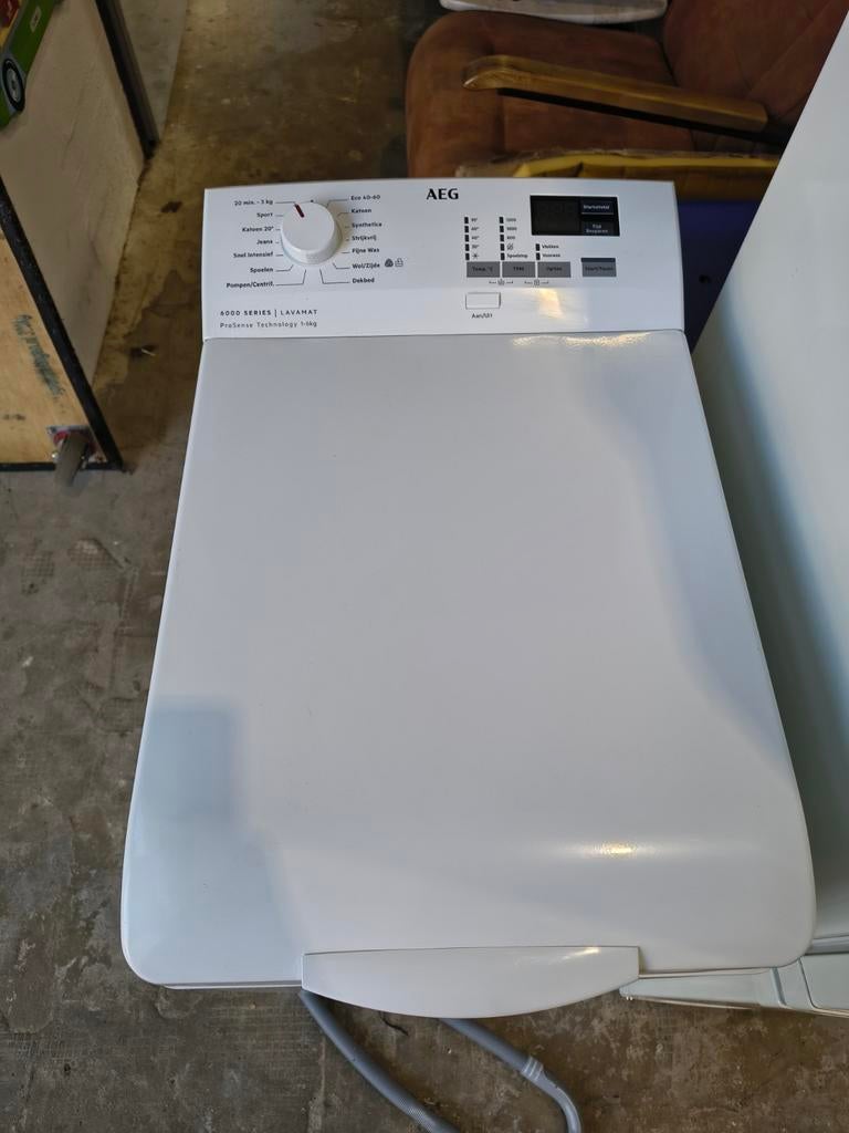 AEG bovenlader wasmachine, Witgoed en Apparatuur, Ophalen, Minder dan 85 cm, 4 tot 6 kg, .