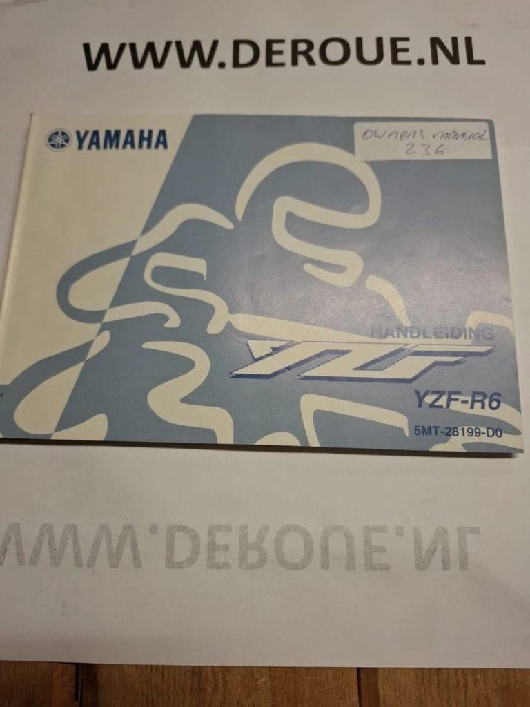 236 OWNERS MANUAL YAMAHA YZF-R6  2000, Ophalen of Verzenden, Yamaha