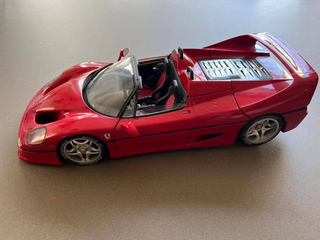 Tamiya 1/12 Ferrari f50 rood 1:12, Ophalen, Zo goed als nieuw
