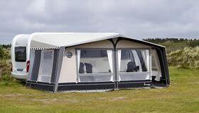 Voortent Isabella Commodore A925/G16 incl. megaframe, Ophalen, Gebruikt