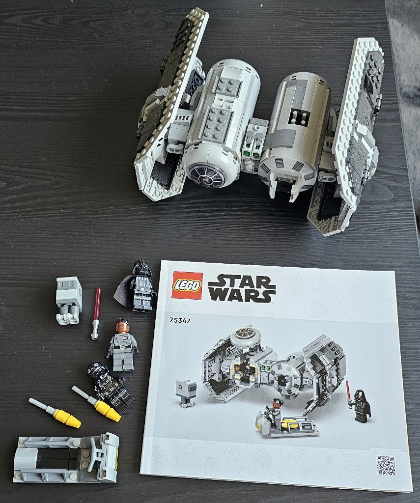 75347 Lego Star Wars TIE Bomber, Ophalen of Verzenden, Zo goed als nieuw, Complete set, Lego