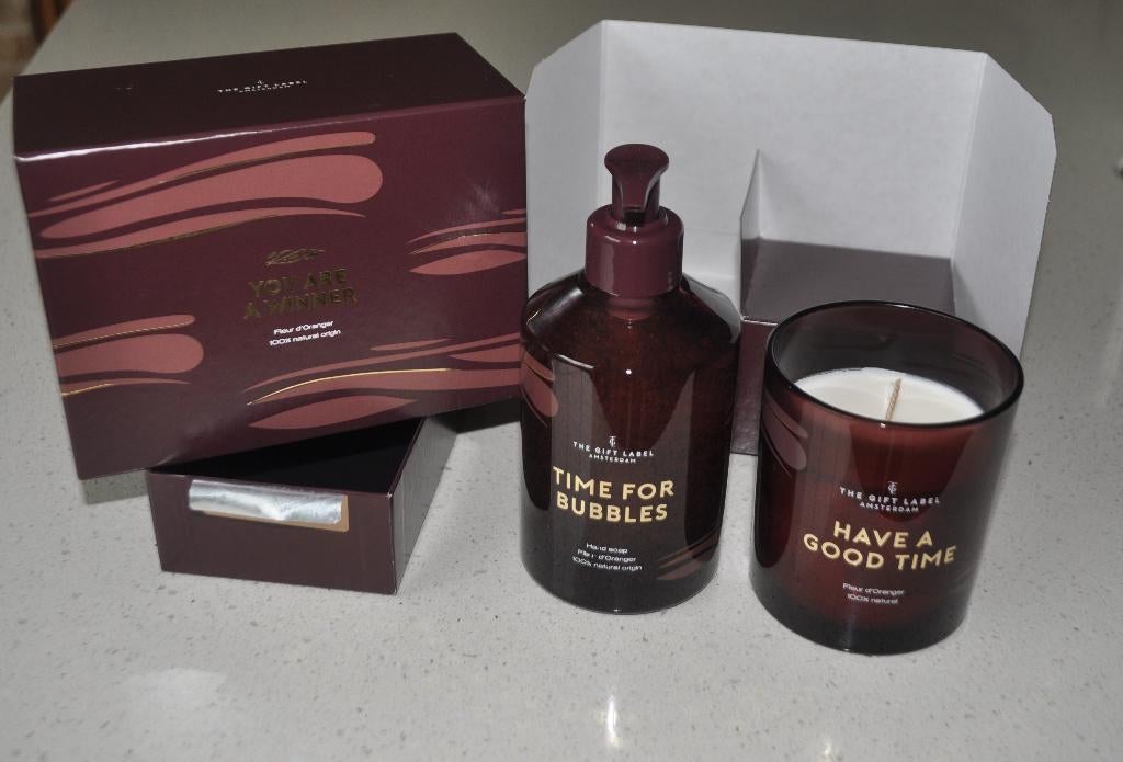 The  Gift  Shop  -  Amsterdam  -  Handzeep  +  Geurkaars, Sieraden, Tassen en Uiterlijk, Uiterlijk | Lichaamsverzorging, Nieuw