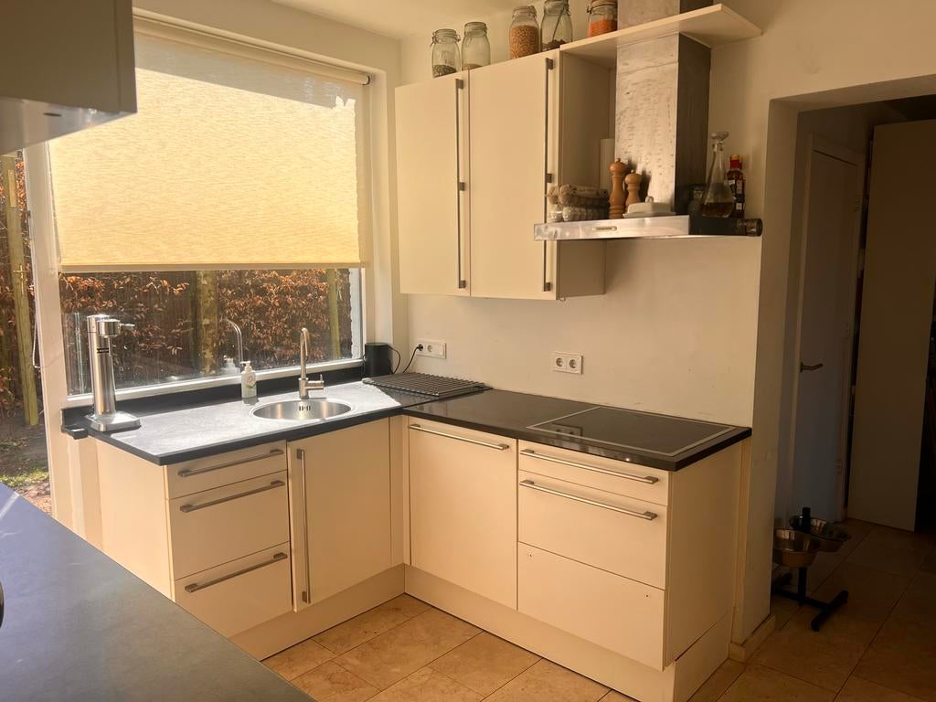 SieMatic keuken met natuurstenen werkblad, Ophalen, Gebruikt, Hoekkeuken, Graniet of Steen