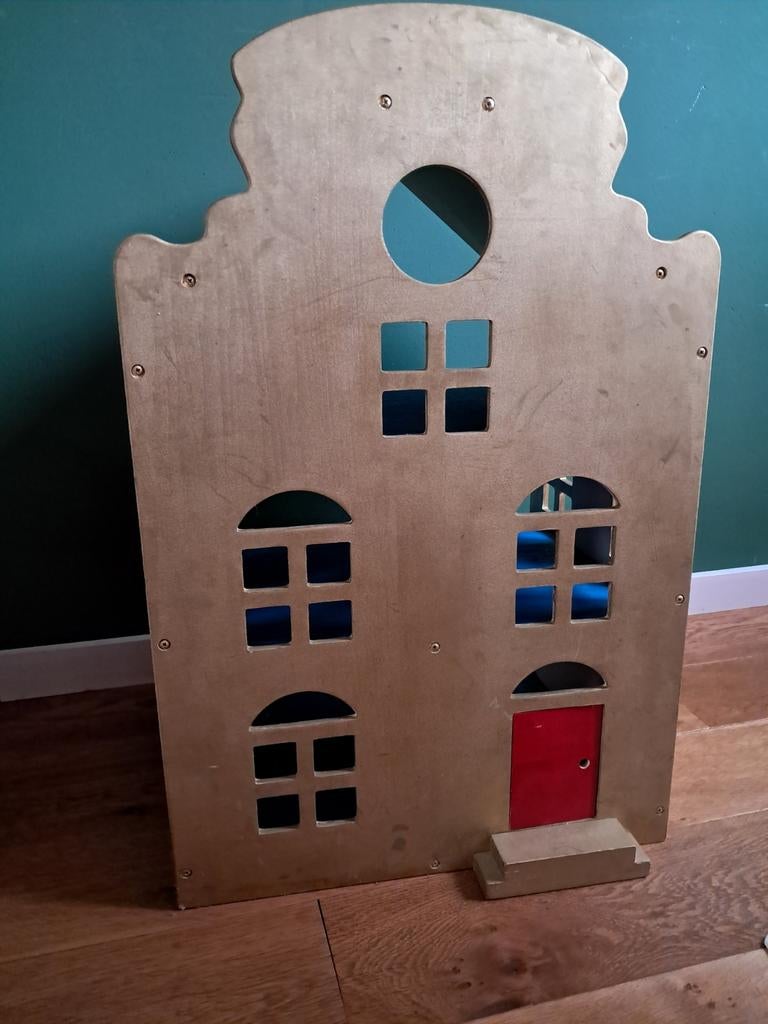 De Groene Merel houten pakhuis, Kinderen en Baby's, Speelgoed | Houten speelgoed, Ophalen