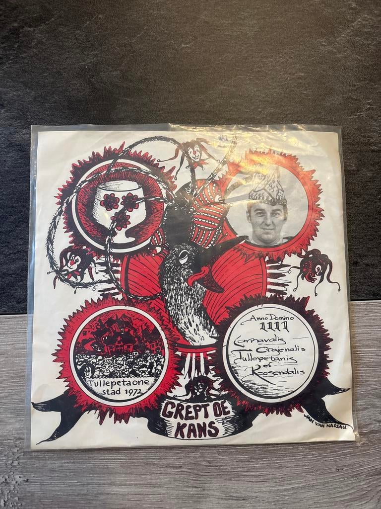 Karnaval Roosendaal 1972 - Grept de Kans (7 inch vinyl), Ophalen of Verzenden, Gebruikt, 7 inch
