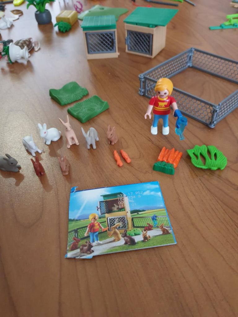 Playmobil Het konijnen hok, Ophalen of Verzenden, Zo goed als nieuw