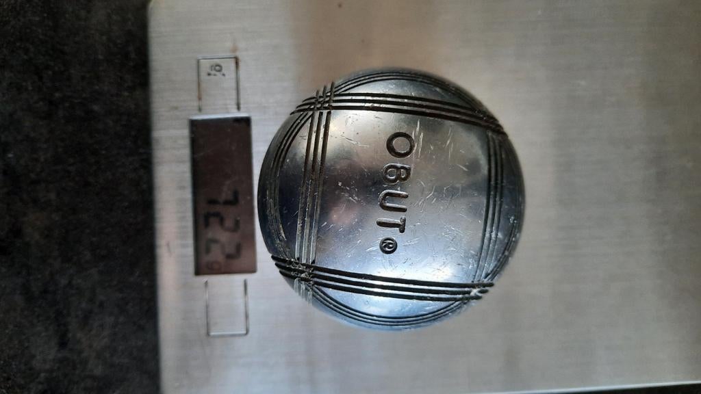 OBUT Jeu de Boules Ballen - 720gr, Maat 75, Ophalen of Verzenden, Gebruikt