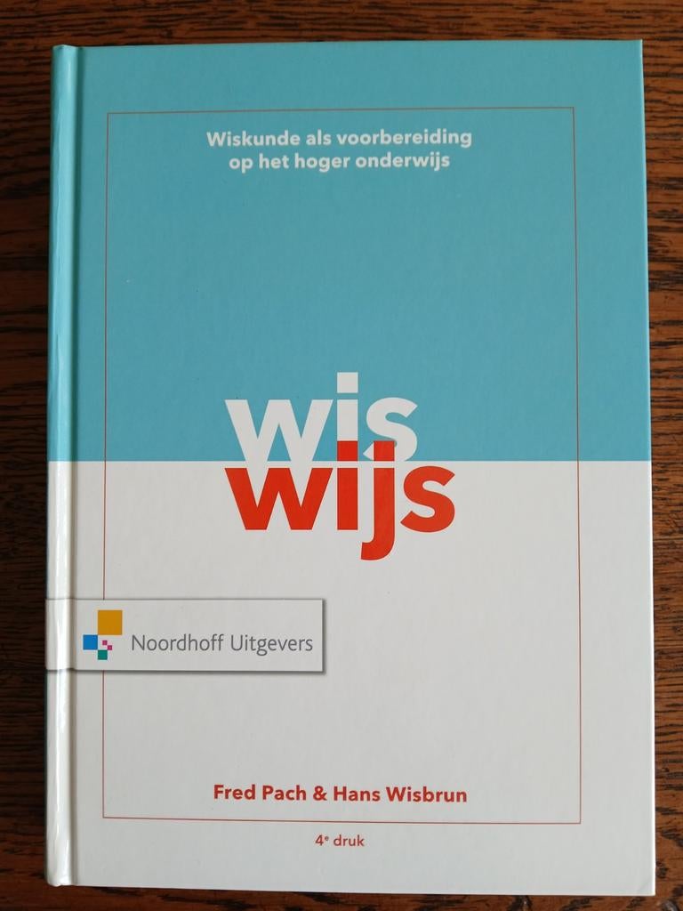 Hans Wisbrun - Wiswijs. Wiskundeboek zo goed als nieuw, Ophalen of Verzenden