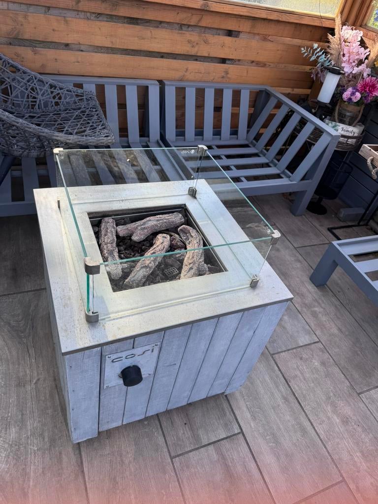 Cosi cube vuurtafel / gashaard, Ophalen, Zo goed als nieuw