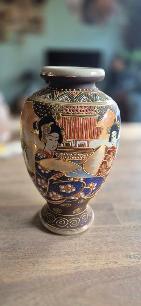 Satsuma vintage vaas, Antiek en Kunst, Ophalen of Verzenden