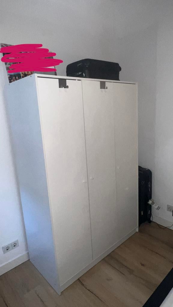 Kleppstad Kledingkast IKEA, Ophalen, 100 tot 150 cm, 150 tot 200 cm, Meerdere deuren