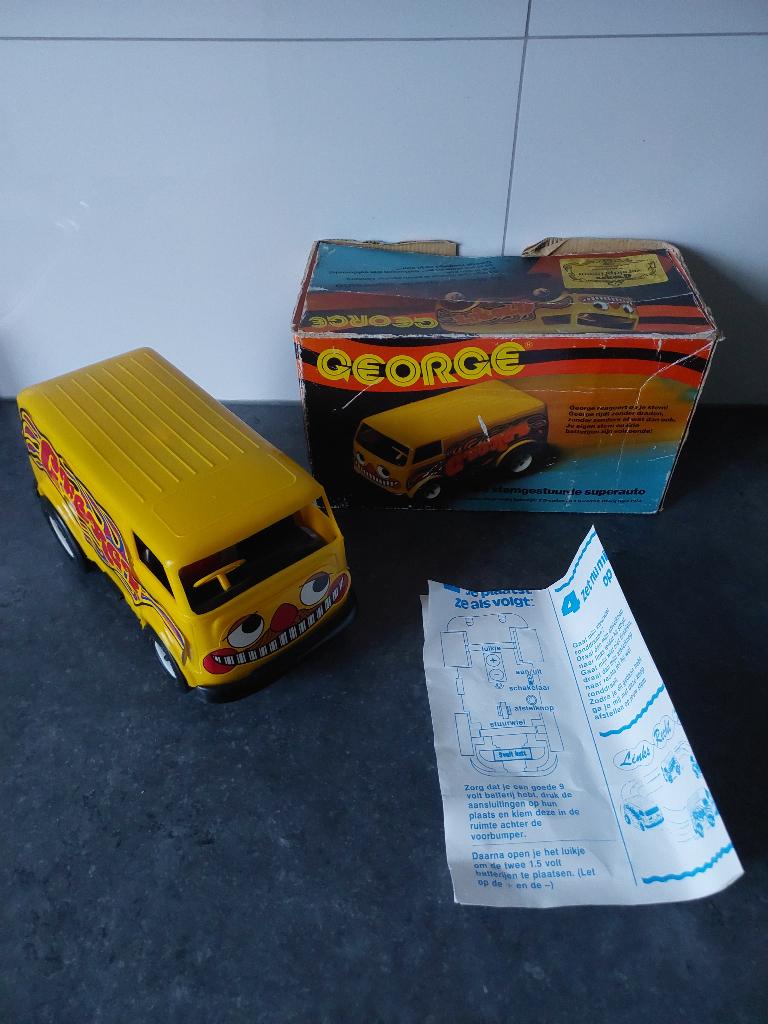 Talking George Stemgestuurde Auto Oldtimer VW T1 T2, Ophalen of Verzenden, Nieuw, Auto