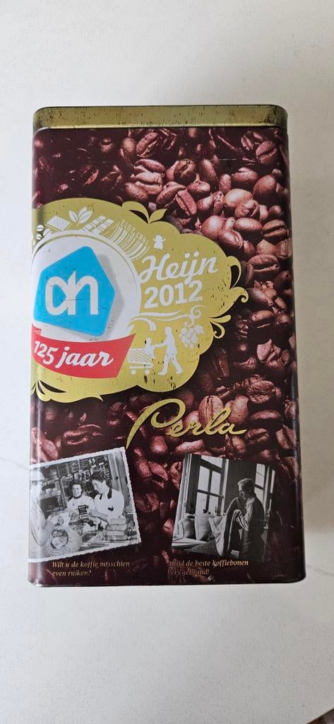 Albert Heijn Perla koffie jubileumblik 125 jaar, Ophalen of Verzenden