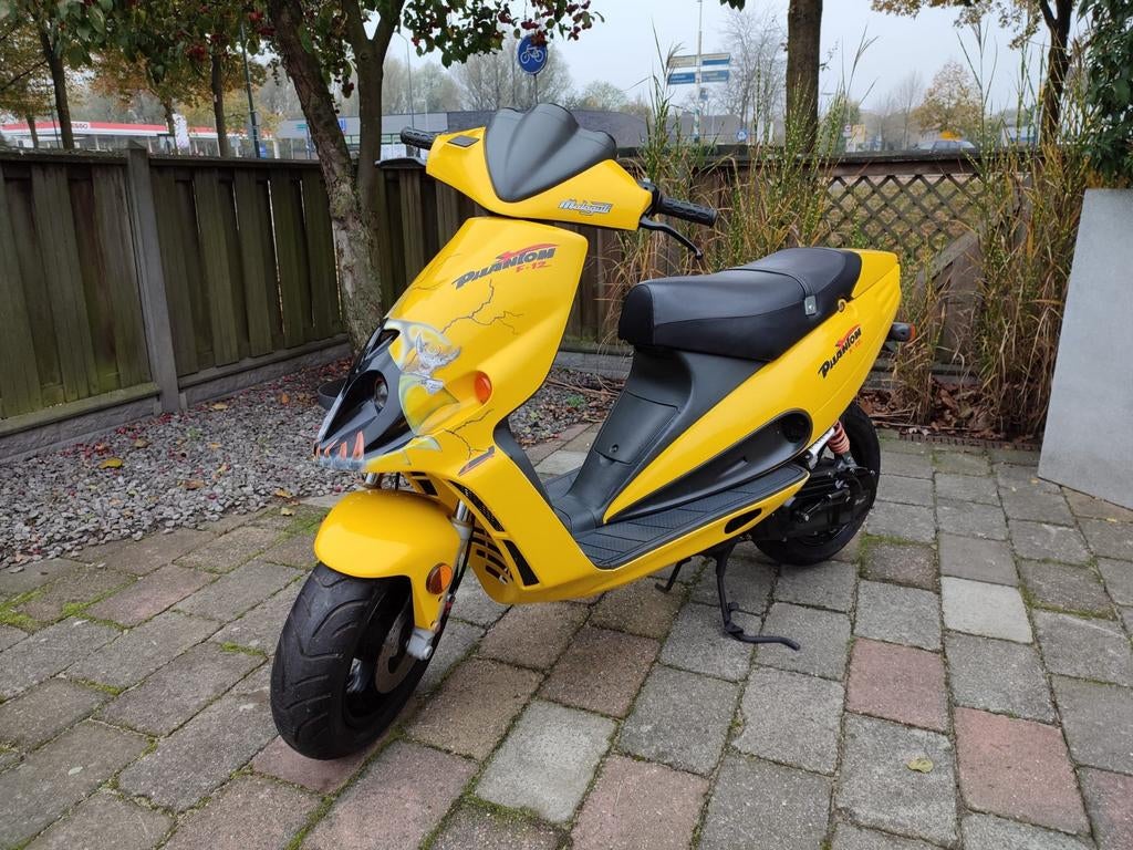 NIEUWSTAAT Malaguti Phantom F12 1998 / 12.510 KM / 2T / 50cc, Ophalen, Malaguti, Maximaal 45 km/u, Zo goed als nieuw