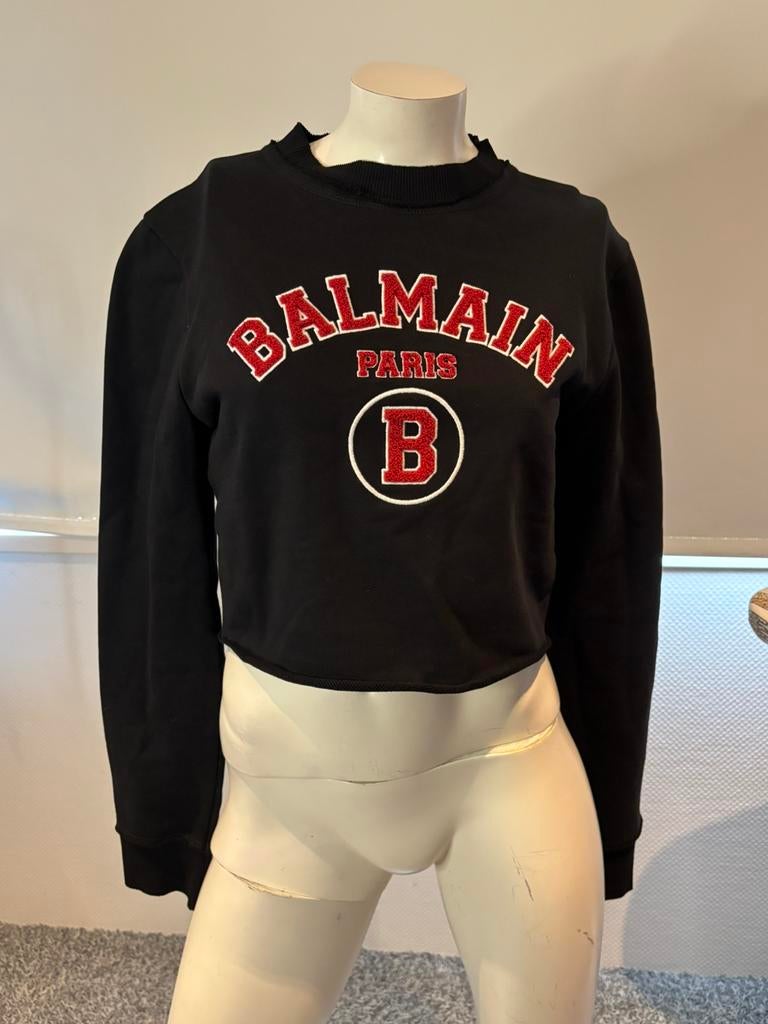 Balmain korte sweater maat s, Kleding | Dames, ., Zwart, Ophalen of Verzenden, Zo goed als nieuw