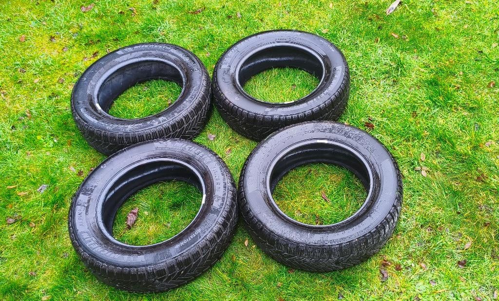 Winterbanden Michelin Alpin 6, Gebruikt, 15 inch, Banden en Velgen, Personenwagen